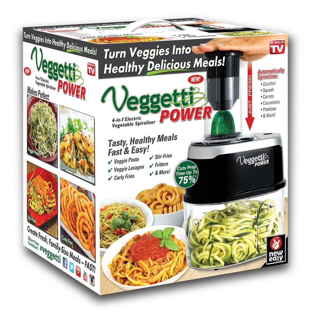 Veggetti Power 4in1 Veggie Spaghetti Spiralizer