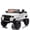 White, variant on Licensed Toyota Land Cruiser 24V Ride-On Car for Kids – 2 Seater Electric Truck with Remote Control, 2WD/4WD Switchable Ride on Toys with Bluetooth, Music, LED Lights, White