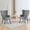 Grey+Velvet+2PC, variant on Furniliving Velvet Button-Tufted Wingback Armchair, Black