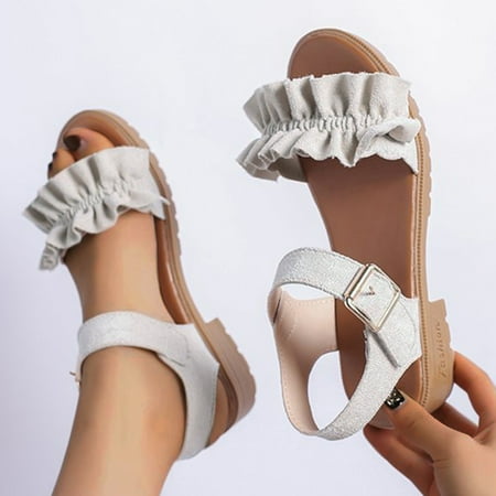 

Women Sandals Thick Sole Wedge Heel Thick Sole Flower Slippers Fashion Versatile Fish Mouth Breathable Wedge Heel Slippers Sandals Slippers by for Women Dogs Soft Indoor Slippers for Women S Slippers