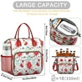thumbnail image 5 of Pioneer Flower Floral Print Pattern Womens Lunch Box for Work,Insulated Large Lunch Bag for Tween and Teen,Loncheras Para Mujer,Leakproof Adult Lunch Bag for Work,Beach,Travel,Picnic,Camping, 5 of 7