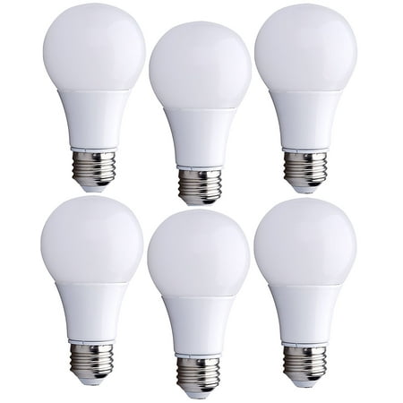 6 Pack Bioluz LED 60 Watt Light Bulb Replacement Warm White Non-Dimmable A19 LED Light (Best Warm Led Light Bulbs)