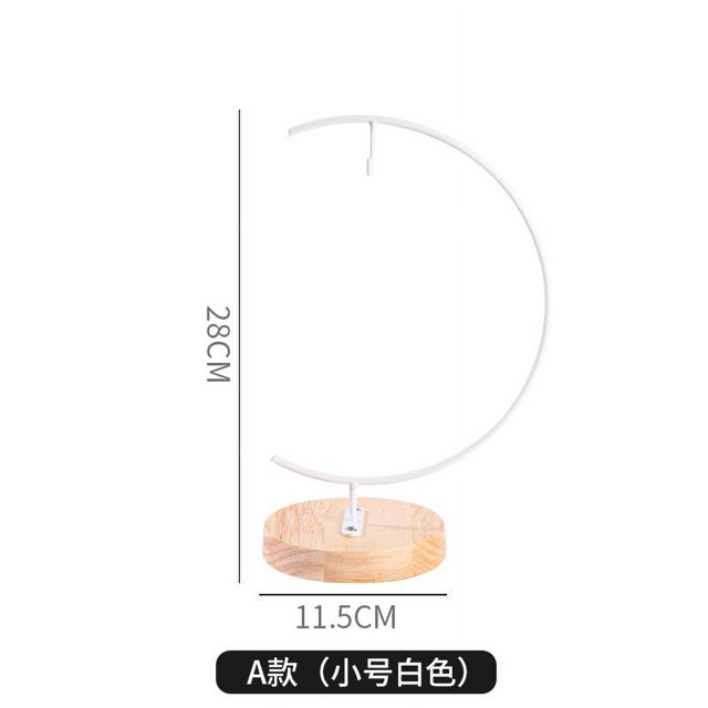 Creative Decoration Crafts G-type Iron Bracket Micro Landscape Hanging Glass Bottle Hanging Bottle Iron Frame Decoration