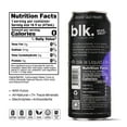 thumbnail image 3 of blk. Elderberry Sparkling Water, Naturally Decaffeinated, 16oz, 12 Pack, 3 of 5