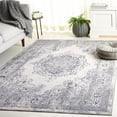 thumbnail image 2 of SAFAVIEH Odyssey Edgar Damask Area Rug, Grey/Ivory, 5'3" x 7'6", 2 of 8