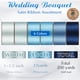 thumbnail image 2 of Cinta de satén decorativa de Lyrow, 6 rollos, 200 yardas, azul, 2 of 7