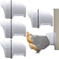thumbnail image 1 of Set Of 5 Rainproof Poultry Feeder Ports, 1 of 5