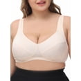 thumbnail image 1 of Homgeek Women Plus Size Bra Soft No Underwire Bras, 1 of 6