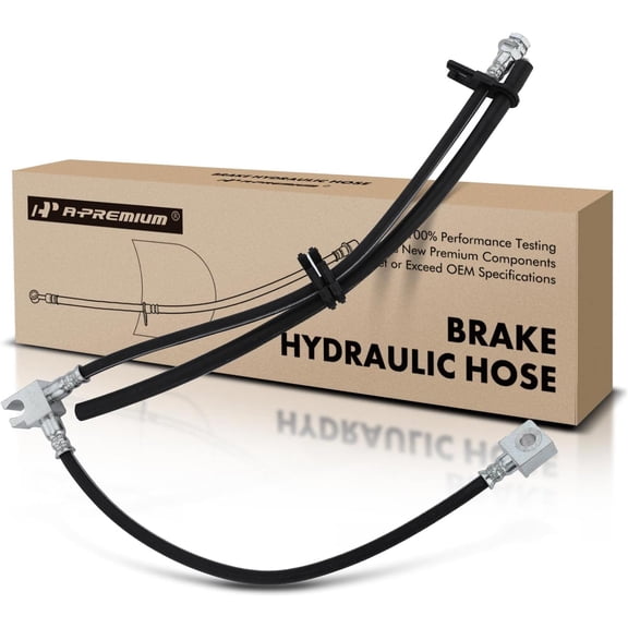A-Premium Rear Driver Side Brake Hydraulic Hose Compatible with Ford Models - E-150 2007-2014, E-250, E-250 Econoline, E-350 Club Wagon, E-350 Econoline Club Wagon, E-350 Super Duty, E-450 Super Duty