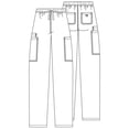 thumbnail image 4 of Adar Universal Unisex 5 Pocket Drawstring Tapered Leg Scrub Pants, 4 of 5