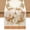A, variant on Thanksgiving Table Runner, 13"x 72" Watercolor Orange White Pumpkin Fall Table Runner, for Farmhouse Halloween Holiday Home Decoration