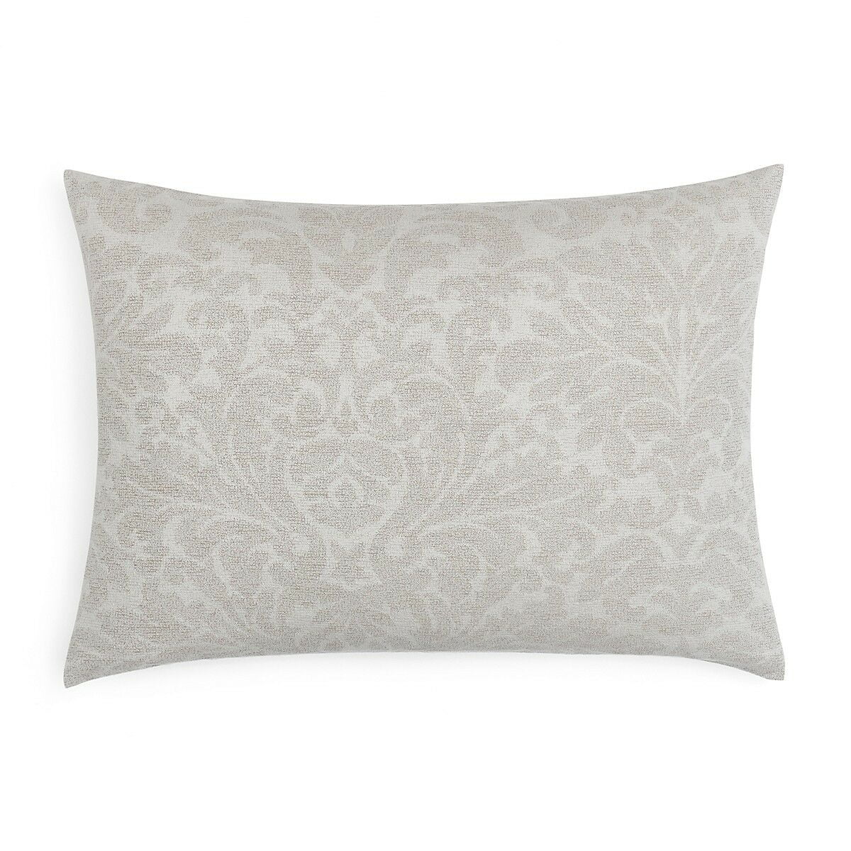 Bloomingdale's 1872 Omari Cotton/Silk Quilted EURO Pillow Sham Ivory Y1358 