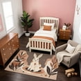 thumbnail image 2 of Bunny Rug for Kids and Nursery Rooms - Cottontail Calm, 2 of 5
