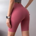 thumbnail image 3 of Pantalones Cortos Para Mujer, Pantalones Cortos De Cintura Alta Para Yoga, Pantalones Cortos Para Correr, Pantalones Cortos Con Realce De Cadera, Mallas Cortas Yuarrent OD016205-03, 3 of 6