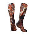 thumbnail image 3 of Zufioo Red Panda Autumn Branches Print Long High Thigh Socks Knee-High Warm Stocking Women Boot Sock Leg Warmer High Socks for Daily Wear, Cosplay, 3 of 6