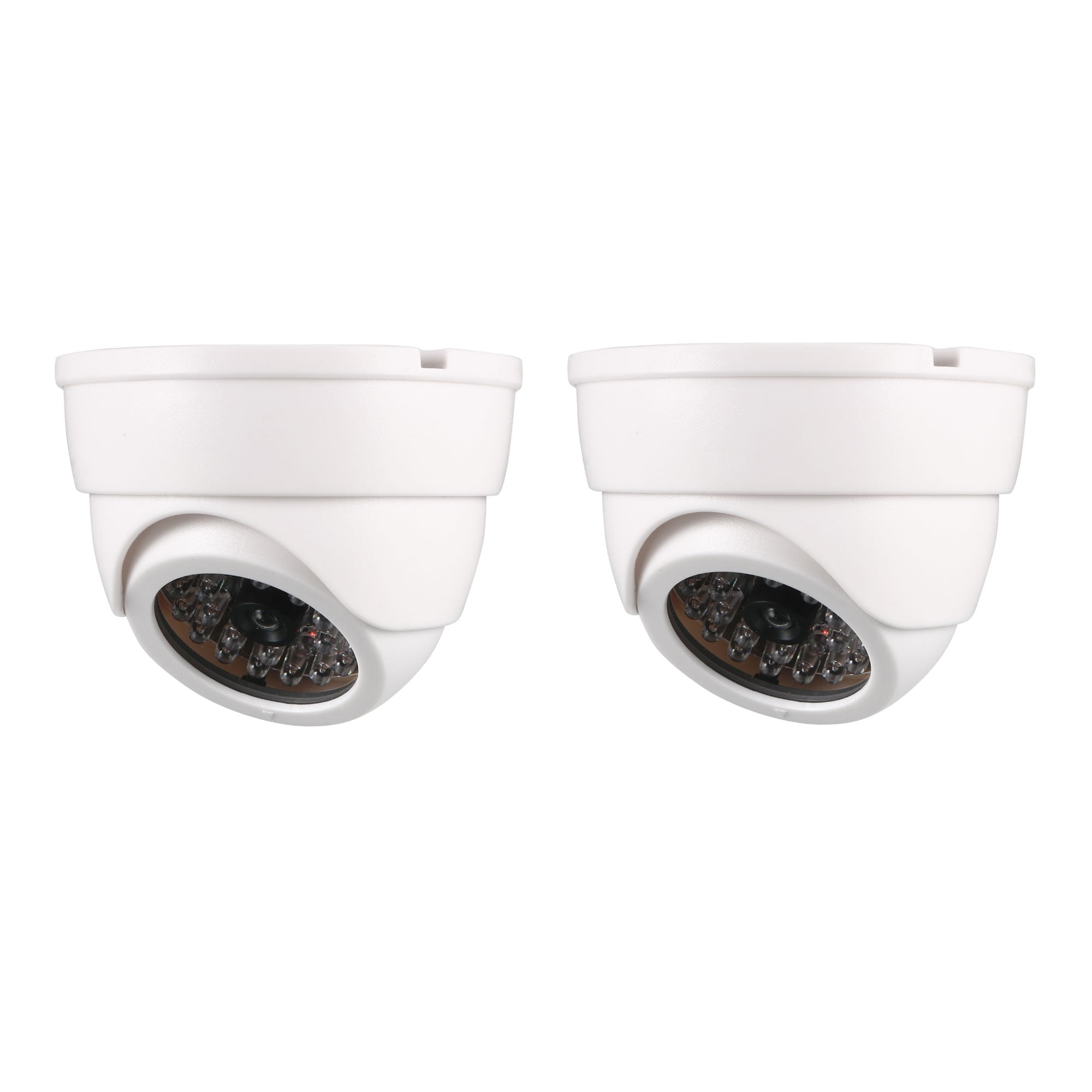 Fake Security Camera Dummy Dome CCTV with Blinking Red LED Light for