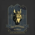 thumbnail image 2 of Junior's Hogwarts Legacy The Graphorn Logo  Graphic Tee Black X Large, 2 of 3