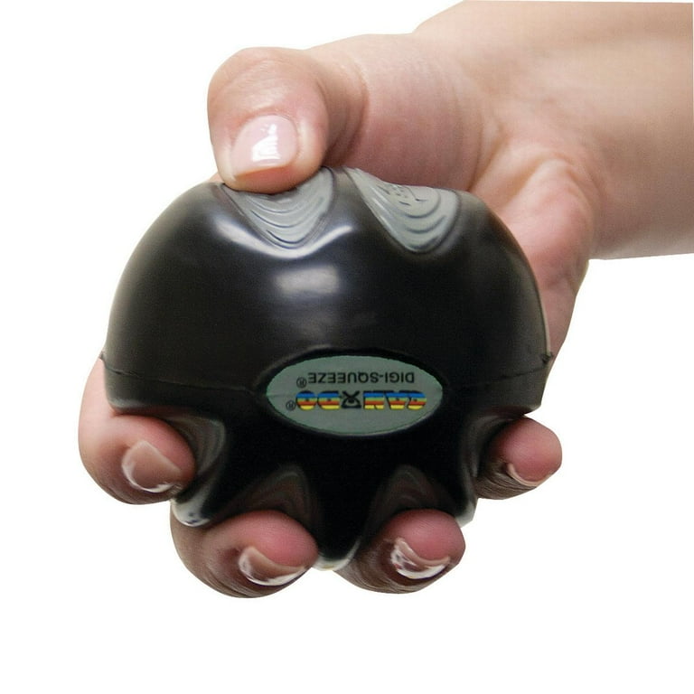 CanDo Digi-Squeeze hand exerciser - Large - Black, x-firm CanDo Digi-Squeeze hand exerciser - Large - Black, x-firm