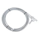 thumbnail image 1 of Uxcell 2 Paquete 10.6 pies Cable de Puerta de Garaje 0.12'' Diámetro Cable de Resorte de Torsión para Puerta de Garaje de 9 pies Acero Galvanizado, 1 of 5