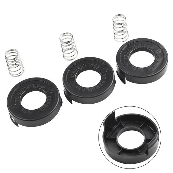 3 Pack Replacement String Trimmer Bump Cap for ST4500 Black & Decker 682378-02