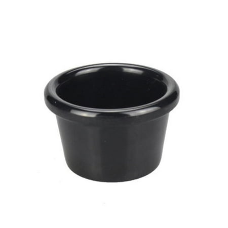 

ankishi 6CM American Tableware Cafe Lounge Bar Special Black Melamine Sauce Cup Sauce Cup Small Bowl
