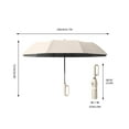 thumbnail image 3 of Fnochy Fully Automatic Sunscreen Umbrella, Portable Folding Umbrella, Thickened Design, Wind Resistant, Efficient Sun Protection for Outdoor Activities, 3 of 6
