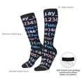 thumbnail image 6 of Fotbe Function Source Code print Women's Men's Novelty Crew Socks Cotton Socks Knee High Socks for Walking,Running,Nurses,Pregnancy, 6 of 8