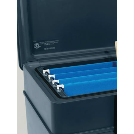 First Alert 2037F 0.62 Cu.Ft. Water and Fire Protector File Chest with Key Lock