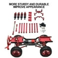 thumbnail image 4 of ZheElen 20Pcs Aluminum Alloy 1/12 Steering Link Rod Set For MN D90 RC Car Part RC Car Accessories Replacement Parts RC Upgrade Part Red, 4 of 6