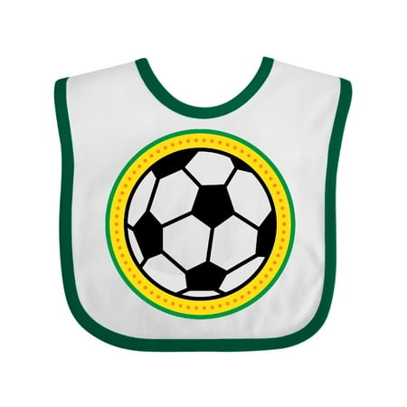 

Inktastic Soccer Ball Sports Gift Gift Baby Boy or Baby Girl Bib
