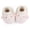 White, variant on Xijirk Solid Fuzzy Cartoon Lamb Baby Sock Boots Ribbed Non Warm Floor Shoes Pink,12-18 Months