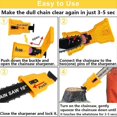 thumbnail image 2 of Chainsaw Sharpener,Portable Chainsaw Sharpener Kit,Universal Chainsaw Sharpener, Tool, 2 of 6