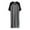 Dark Gray, variant on ZyeKqe Mens Nightgowns Short Sleeve Color Block Pajamas Nightshirts Loose Casual Comfy Sleepwear Creneck Basic Long Pjs Outfits