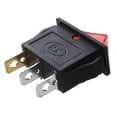 thumbnail image 3 of AC 16A/250V 20A/125V Red Light Illuminated On Off SPST Boat Rocker Switch x 5 Pcs, 3 of 4