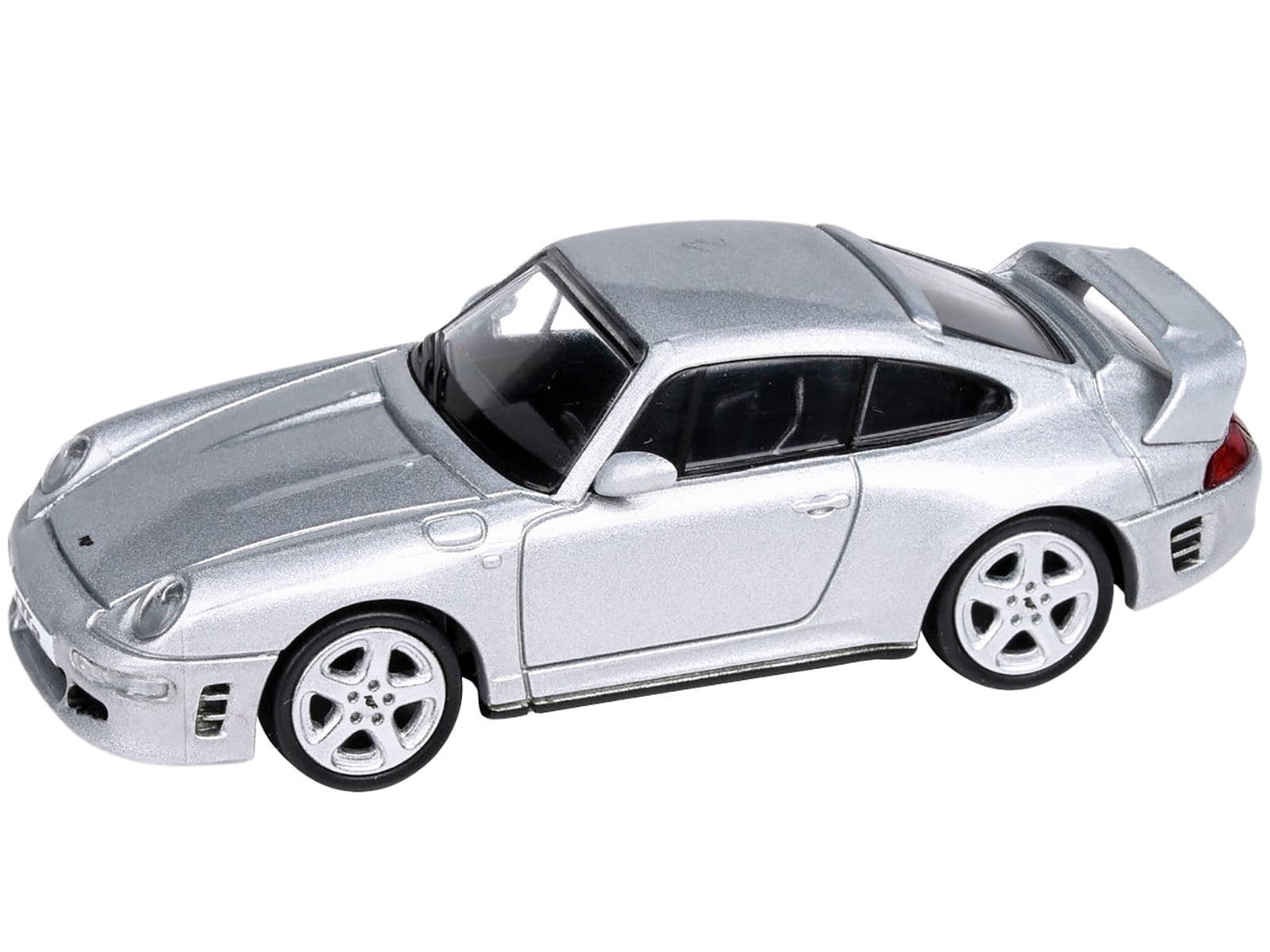 RUF CTR2 Silver Metallic 1/64 Diecast Model Car by Paragon