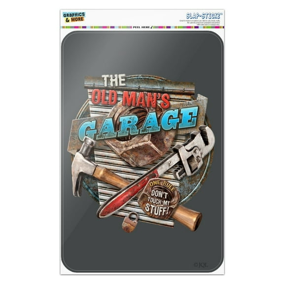 The Old Man's Garage One Rule Don't Touch My Stuff Home Business Office Sign