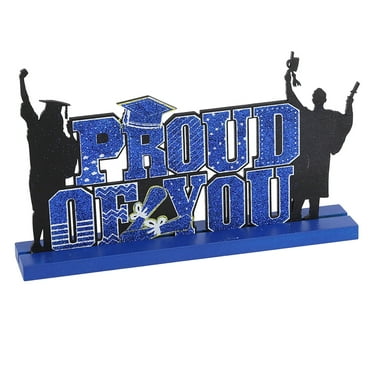 Wooden Creative Graduation Party Decorations 2023 Graduation Centerpieces Congratulations Graduation High School College Graduation Table Decorations Party CenterpiCenter (A)