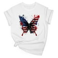 thumbnail image 2 of VKOYWKM 4th of July Tshirts for Women Independence Day Short Sleeve Summer Tops American Flag Print Patriotic Crew Neck Star Stripe Graphic Tees, 2 of 6