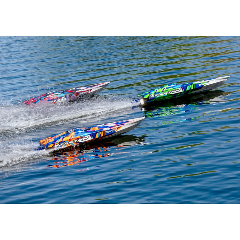 Traxxas Spartan RC Race Boat with TQi Radio, TSM, iD Castle