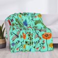 thumbnail image 4 of Throw Blanket for Couch, Dragonfly Butterfly Flower Super Soft Fuzzy Comfy Warm Throw Blanket, Cuteness Lightweight Cozy Plush Flannel Blanket & Throws for Sofa and Bed All Season, 4 of 5