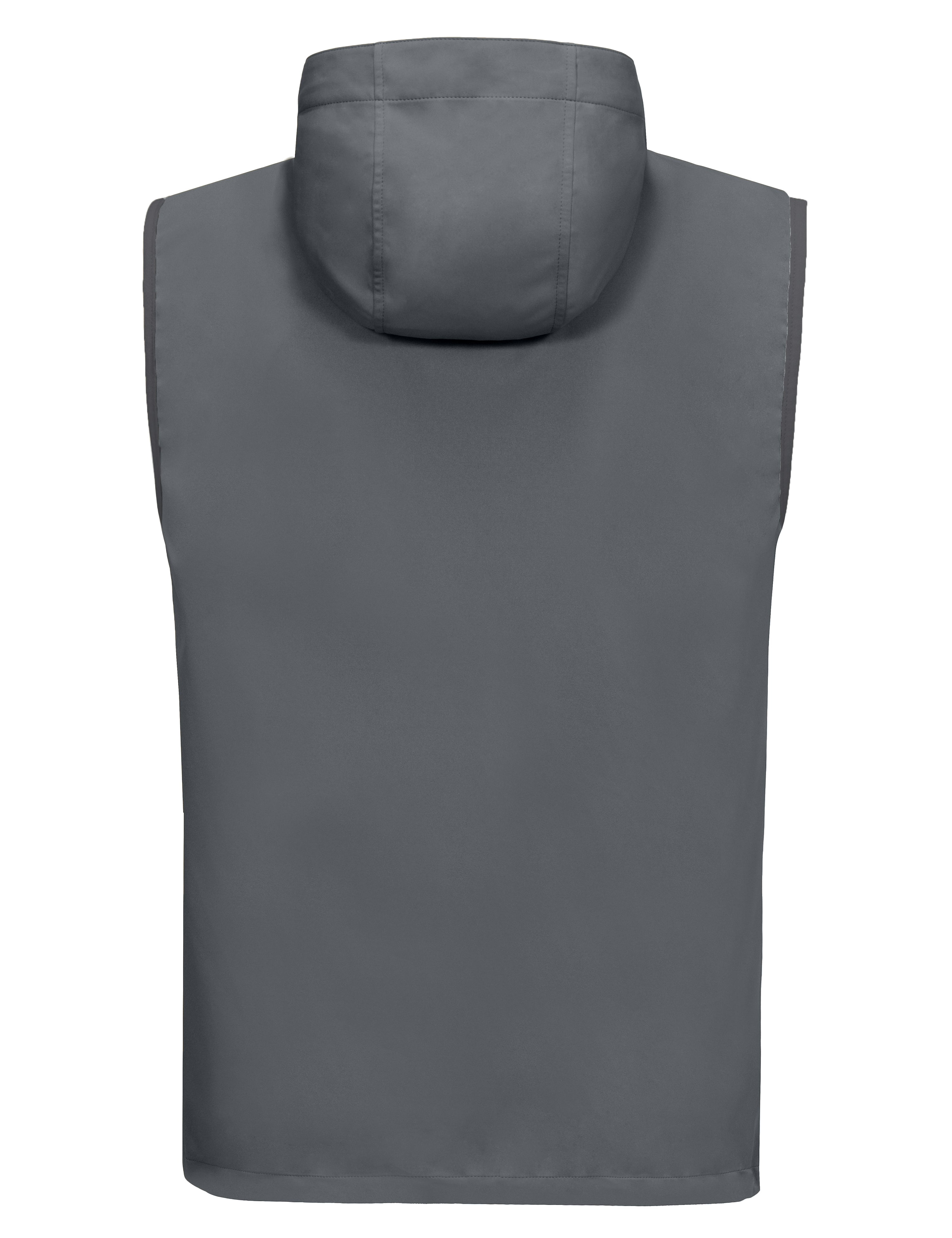 Little Donkey Andy Men's Lightweight Softshell Vest Windproof Sleeveless Jacket for Travel Hiking Running Golf Size XL