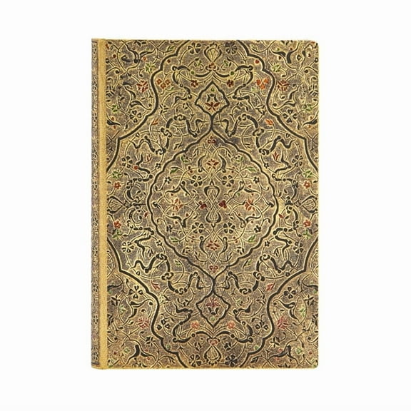 Paperblanks | Zahra | Arabic Artistry | Hardcover | Mini | Lined | Elastic Band Closure | 176 Pg | 85 GSM (Diary)