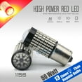 thumbnail image 2 of 1156 Red 50W High Power 3014 Chip LED Projector Turn Signal/Brake/Tail Light Bulbs (1156, Red), 2 of 8