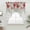 Gray, variant on Pink Spring Floral Swag Valances for Windows 2 Pack, Kitchen Window Curtains 36 Inch Length, Weeping Romantic Flowers Pastoral Privacy Swag Curtains for Living Room/Bathroom with Rod Pocket 36"x36"