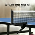 thumbnail image 2 of KFFKFF Ensemble de Tennis de Table, Expérience de Ping-Pong Intérieure Pro, Table Mobile en MDF, Conception à Pliage Facile avec Filet à Pince Rapide et Roues Sécurisées, Configuration Simple en 10 Min, Surface de 12 mm, 2 of 9