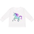 thumbnail image 3 of Inktastic Crystal Unicorn Boys or Girls Long Sleeve Toddler T-Shirt, 3 of 5