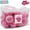 Pink, variant on Magicorange Tennis Balls 30 Pack, 2.58 Inch Advanced Training Practice Balls for Beginner, Pet Dog Playing Balls (Multicolor)