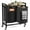2 Bags, variant on LIFERECORD Laundry Hamper Sorter with Wheels, 1x Pull-Out Removable 69L Oxford Fabric Bags, Rolling Storage Cart for Bedroom Bathroom, Rustic Brown
