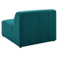 thumbnail image 6 of Sofa Middle Chair, Fabric, Teal Blue, Modern Contemporary Urban Design, Living Lounge Room Hotel Lobby Hospitality, 6 of 8