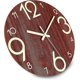 thumbnail image 5 of Baicccf Luminous Wall Clock - 12' Non-ticking Silent Wooden Clocks With Night Light - Large Decorative Wall Clock For Kitchen Office Bedroom,battery, 5 of 5